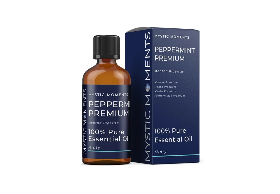 Mystic Moments Huile Essentielle de Menthe Poivrée Premium - 100ml - Photo 1/4