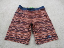 Patagonia Wavefarer Board Shorts 21" Men 31 Multicolor Graphic Print Swim Trunk