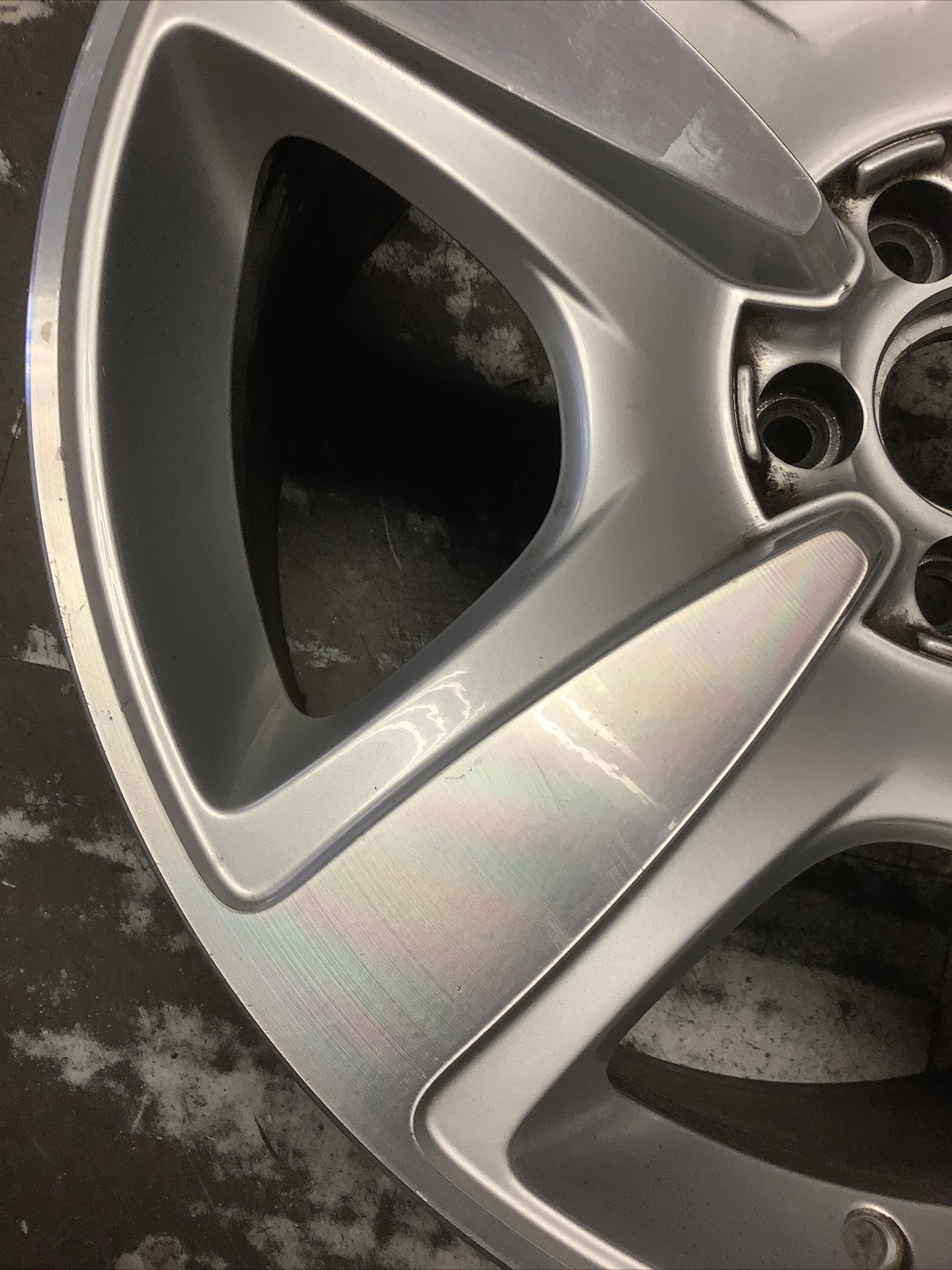 Bentley Continental 2004-08 98175 aluminum OEM wheel rim 19 x 9 CNC SILVER USED