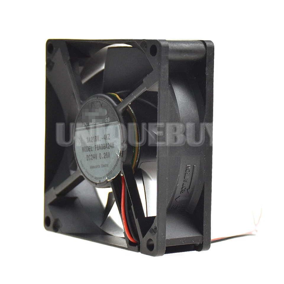 Inverter Cooling Fan FBA08A24H for panaflo 24V 0.26A Fluid Bearing 80*25mm 2Pin - Image 3 of 4