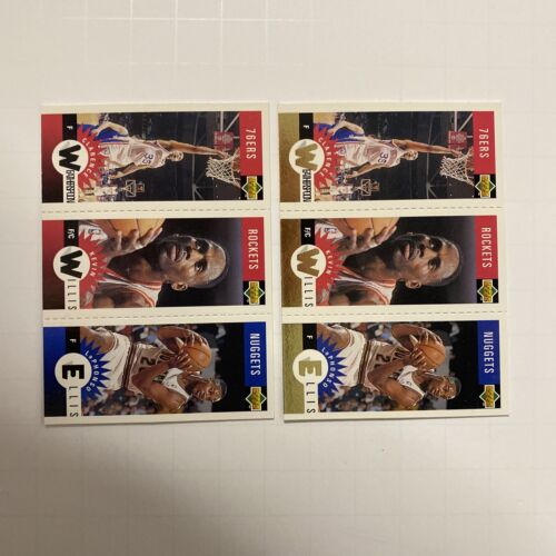 Weatherspoon, Willis, Ellis Ud Collectors Choice Mini Cards Regular &gold