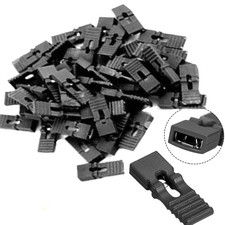 120 PCS 2.54mm Standard Pin Header Jumper Cap Connection Block Circuit Black