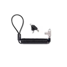 Kensington Slim N17 Portable Keyed Laptop Lock for Wedge Shaped Slots K60511WW