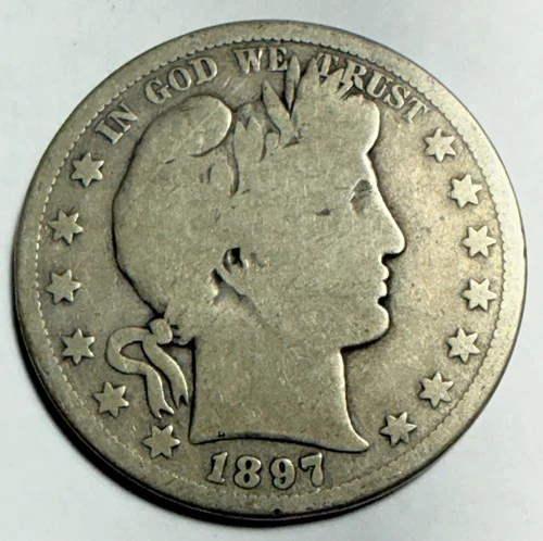 1897-S Barber Half Dollar - (1-1/11R)