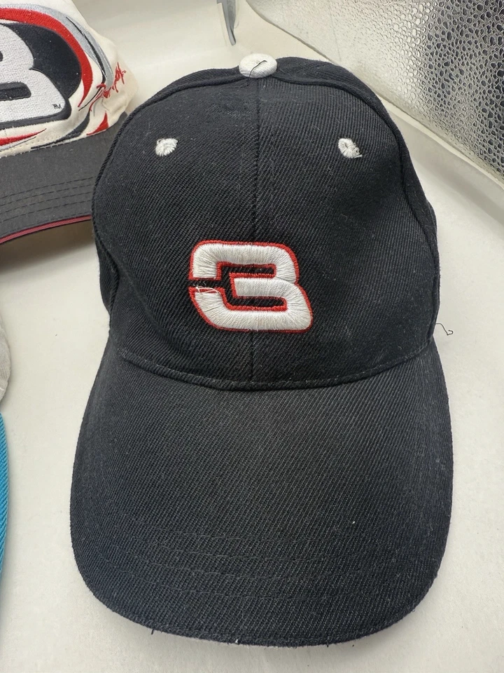 DE COLECCIÓN RACING DALE WONHARDT #3 #8, Budweiser & DJ RAPHIKI SOMBRERO CON DEFECTO *LEER Foto 3 de 4