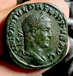 Ancient Roman Philip I Sestertius