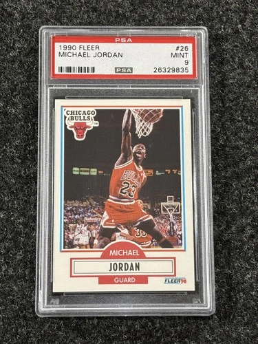 1990 Fleer Michael Jordan Basketball Card #26 PSA 9 (MINT)