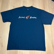 Aliyah Boston Indiana Fever WNBA Round21 Navy Graphic T-Shirt Mens Large L