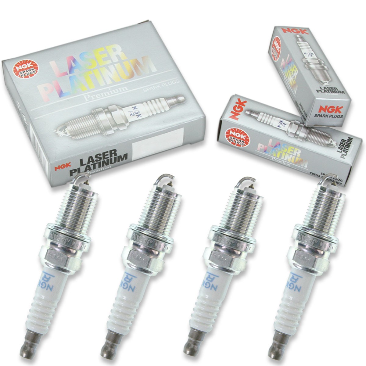 4pcs 2004 Polaris MSX 110 NGK Laser Platinum Spark Plugs 750 Kit Set Engine vm