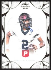 8444K 2024 Leaf Trinity Pristine Football #25 Deuce Knight