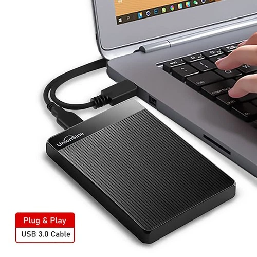 UnionSine 1TB 2TB 4TB 8TB 10TB Tragbare Externe Festplatte USB 3.0/USB 3.2 HDD