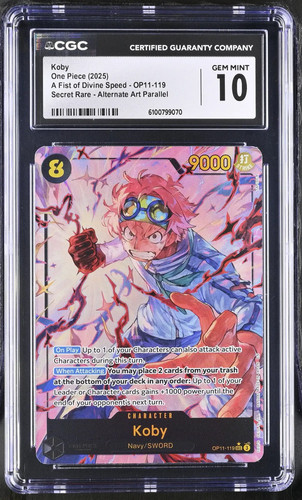 Koby (Alternate Art) graded CGC 10 for sale on eBay