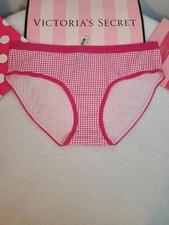 VTG Victoria's Secret Signature Cotton Classic Hiphugger Panty Size M Pink