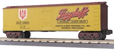 RAILKING 30-7824 BERGHOFF BEER REEFER CAR NIB/C9 # 824"