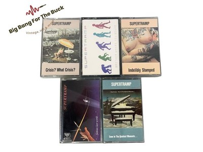 Supertramp   5× Vintage Audio Musikkassette MC Tape - Famous Last Words uvm