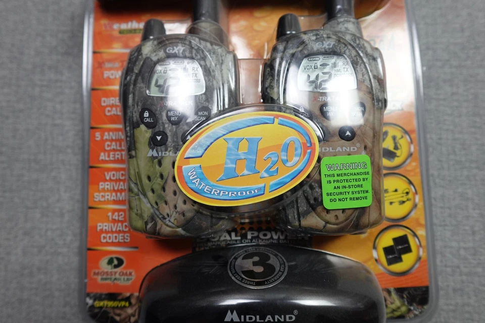 Midland GXT7950VP4 Two Way Radios 42 Channel 30 Mile Waterproof NOAA Headsets - Image 2 of 4