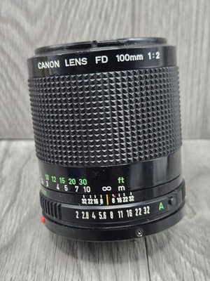 Canon FD 100 F/2 Prime Portrait Lens