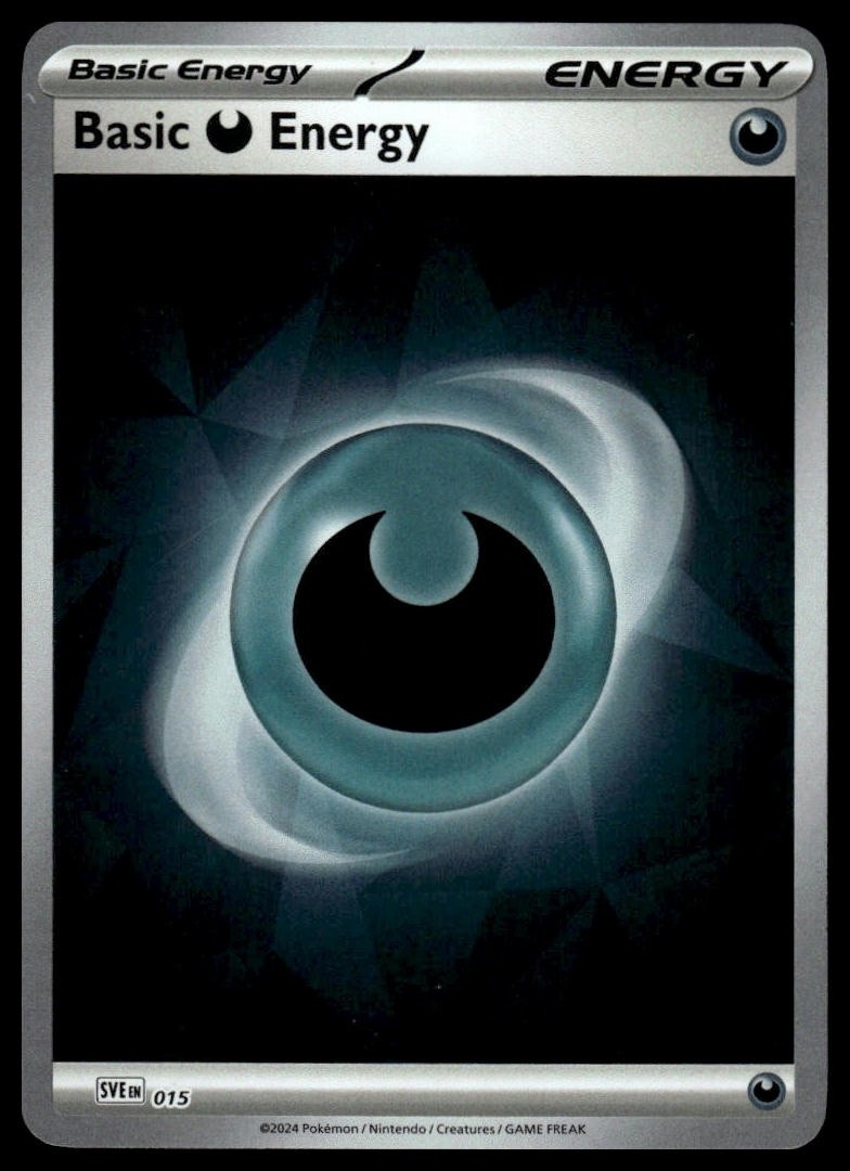Pokemon Basic Darkness Energy Scarlet & Violet Energies SVE HOLO 015 NM 4 pack