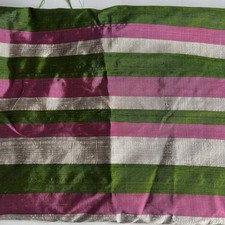 Vintage Green Sarees 100 Pure Raw Silk Zari Woven Sari