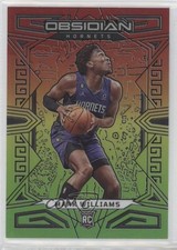 2022-23 Obsidian Electric Etch Red Yellow & Green Flood 14/75 Mark Williams 04g8