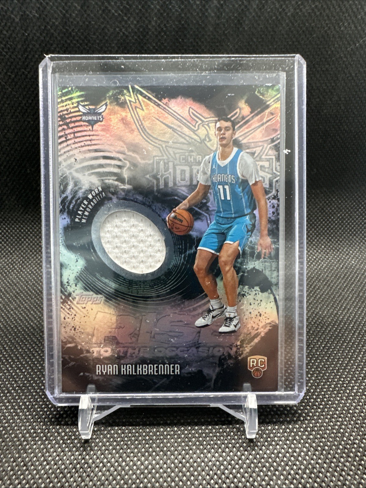 2025-26 Topps - Rise to the Occasion Relics Ryan Kalkbrenner #RTO-RK (MEM, RC)