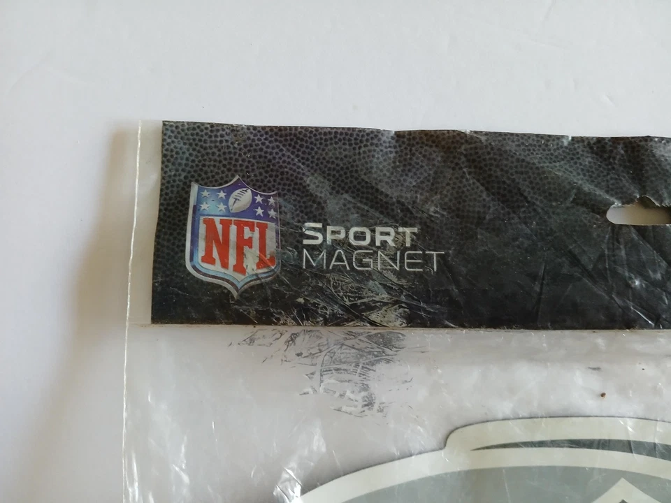 Магнит Oakland Raiders NFL футбол большой автомобиль холодильник спортивный магнит серебристый черный - Изображение 4 из 4