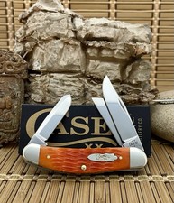 Case XX USA Crandall Jig Tequila Sunrise Bone 57532 Bose Sowbelly Pocket Knife