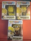 Funko Pop! Vinyl Naruto Set of 3 Naruto Six Path Common, GITD And Sage Mode #185
