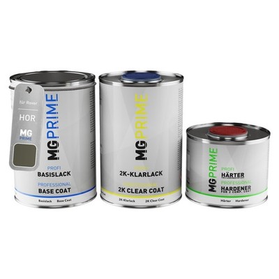 Autolack Dose Set für Rover HOR BLVC970 Willow Metallic Basis 2K Klarlack 2,5L