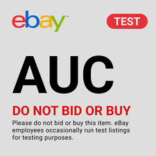 #001 - TEST AUCTION ITEM - DO NOT BID