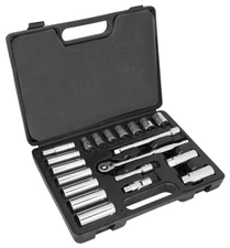 Performance Tool W38911 20 Piece 3/8 Inch Drive SAE Skt Set