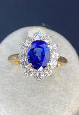 BAGUE POMPADOUR SAPHIR 4 CTS +