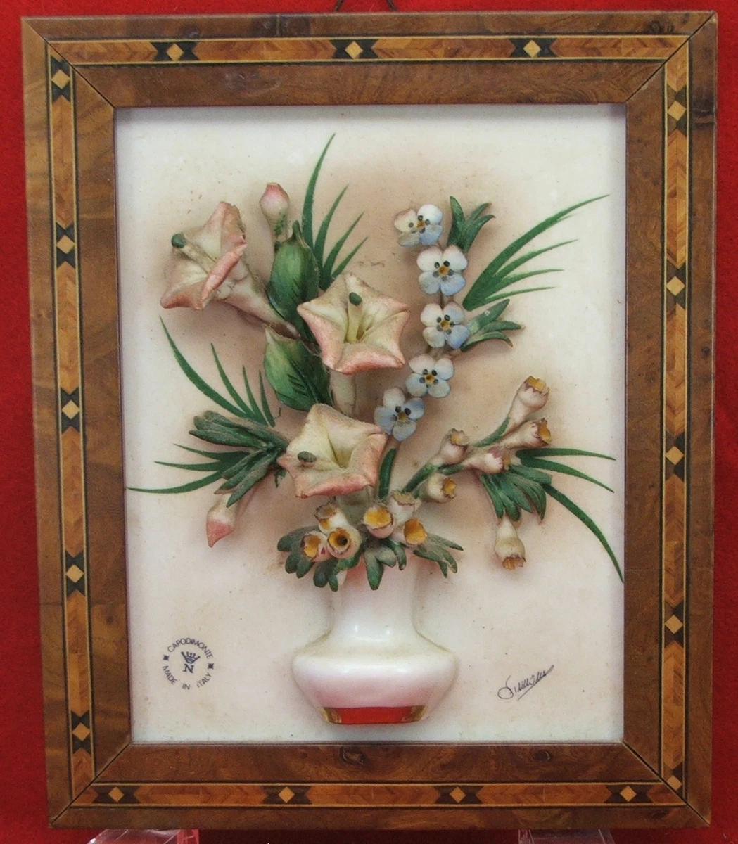 CAPODIMONTE焼き　陶器花束 証明書付き Capodimonte 意大利| eBay