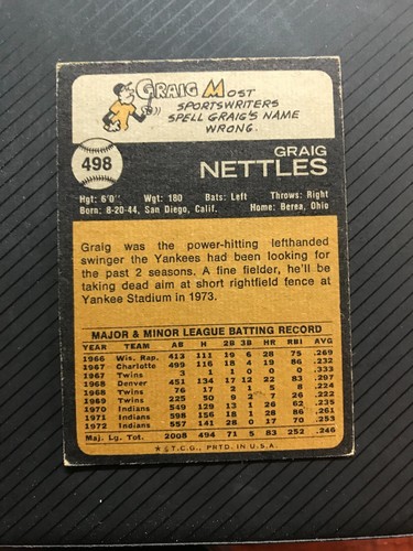 1973 Topps Baseball Cards Singles 300-660 Complete Your set You U Pick - Picture 290 of 334