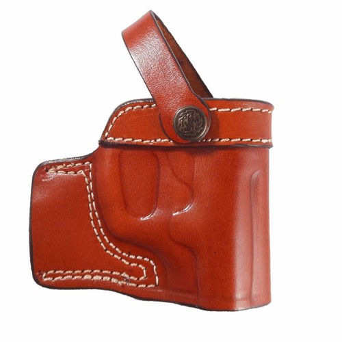 Fast Draw Outside The Waist Band OWB Carry Handmade Leather Gun Holster - Picture 23 of 72