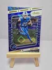 2024 Panini Absolute Football #36 Jahmyr Gibbs Blue Gold Diamonds SP /99 Lions