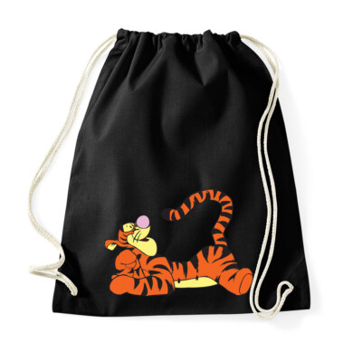 Youth Designz Baumwoll Beutel Turnbeutel Tasche Tigger Winnie Pooh Cartoon Fun