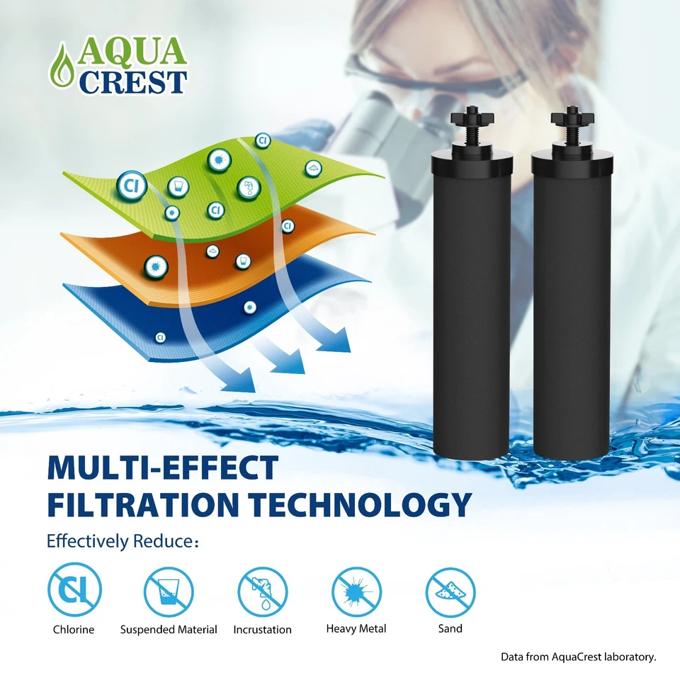 AQUACREST Water Filter, Replacement for Berkey® Gravity Water Filter System, 4P - Image 4 of 4