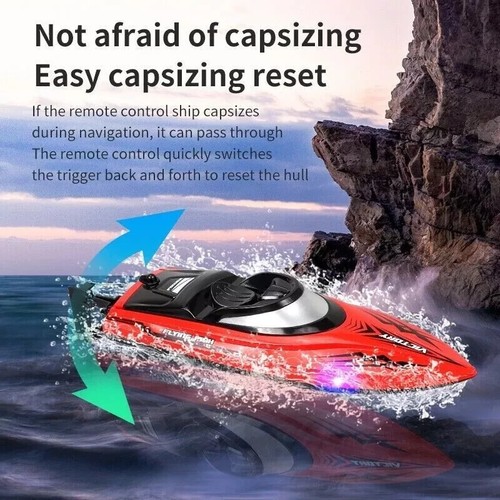 Kids Outdoor Racing Ship Toy Gift RC Boat Remote Control Speed Boat Collection - Picture 148 of 244