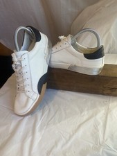 Women's Dolce Vita "Zina" Leather Lace Up Sneaker- White- Size 9.5- Beautiful