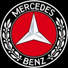 Mercedes Benz Automobiles NEW Sign: 40" Dia. Round USA STEEL XXL Size
