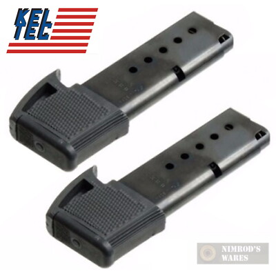 TWO KEL-TEC P3AT 380ACP 9-Round EXTENDED Magazines P3AT-37 P3AT-9 FAST SHIP