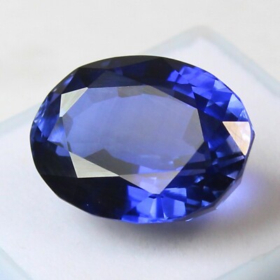 Certified 19.00 Ct Oval RARE Sri Lanka Blue Sapphire Natural UNHEATED Loose Gems