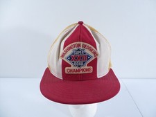 Vintage Washington Redskins Super Bowl XXII Champions Snapback Hat Cap 80's ADJ