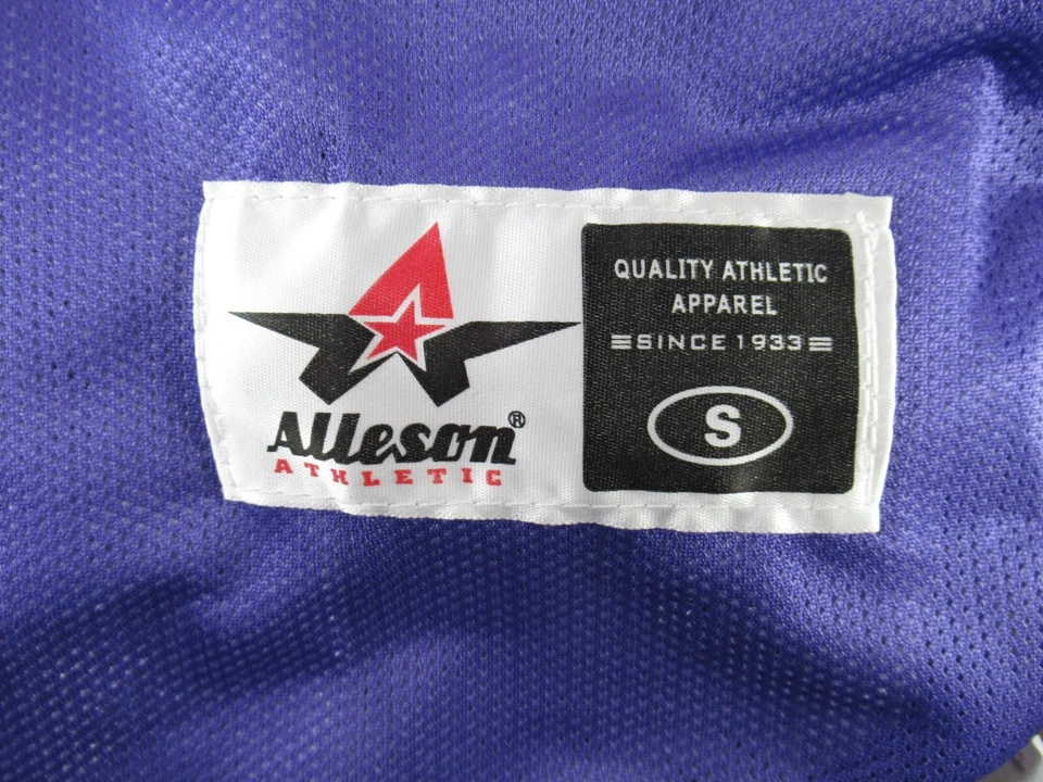 Camiseta deportiva de baloncesto Alleson púrpura pequeña (poliéster y nylon) (D ED) Foto 4 de 4
