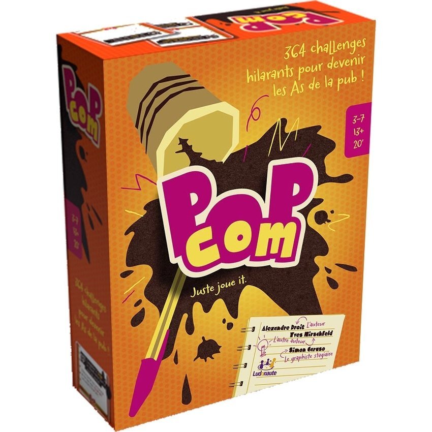 Pop Com Ludonaute jeu de societe pour des soirees de rire en famille