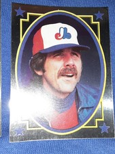 1984 TOPPS STEVE ROGERS FOIL STICKER BASEBALL CARD #182