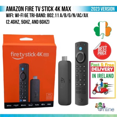Amazon Fire TV 4K Max Wi-Fi 6 Alexa Voice Remote Streaming Stick
