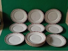 SET 13 PIATTI PIANI DA TAVOLA RICHARD GINORI VINTAGE DECORO FLOREALE. CM98