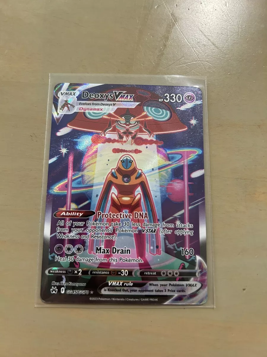 Pokemon - Deoxys VMAX GG45/GG70 - Crown Zenith - Galarian Gallery - Ultra  Rare Alternate Art